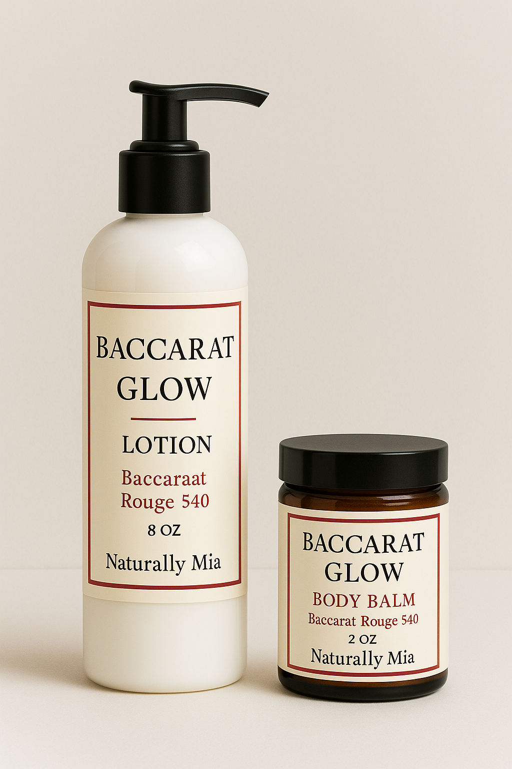 Baccarat Body Balm & Lotion Combo Set